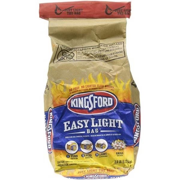 Kingsford Products 250213 4 lbs Easy Light Bag Charcoal Briquettes, Kingsford Products, Mfr#: 250213
